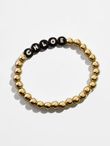 BaubleBar Custom Pisa Bracelet - Gold/Black - 
    Customizable bracelet
  
