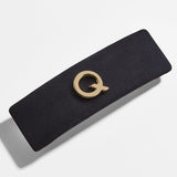 Initial Hair Barrette