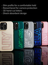 BaubleBar Chrome Custom iPhone Case - Gray/Chrome Silver - Get Gifting: Enjoy 20% Off​