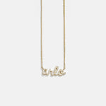 variant:14K Gold Plated Sterling Silver. Pavé Cubic Zirconia Stones