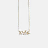 variant:14K Gold Plated Sterling Silver. Pavé Cubic Zirconia Stones