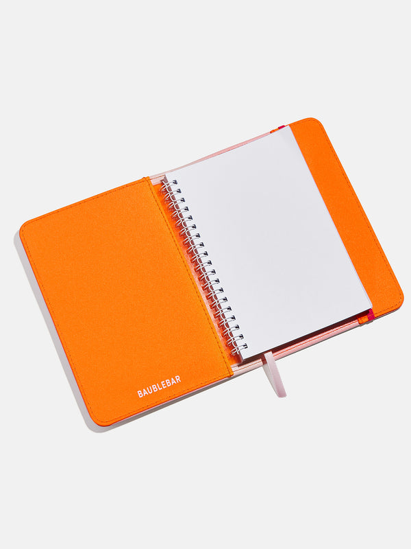 Custom Notebook - Pink/Orange