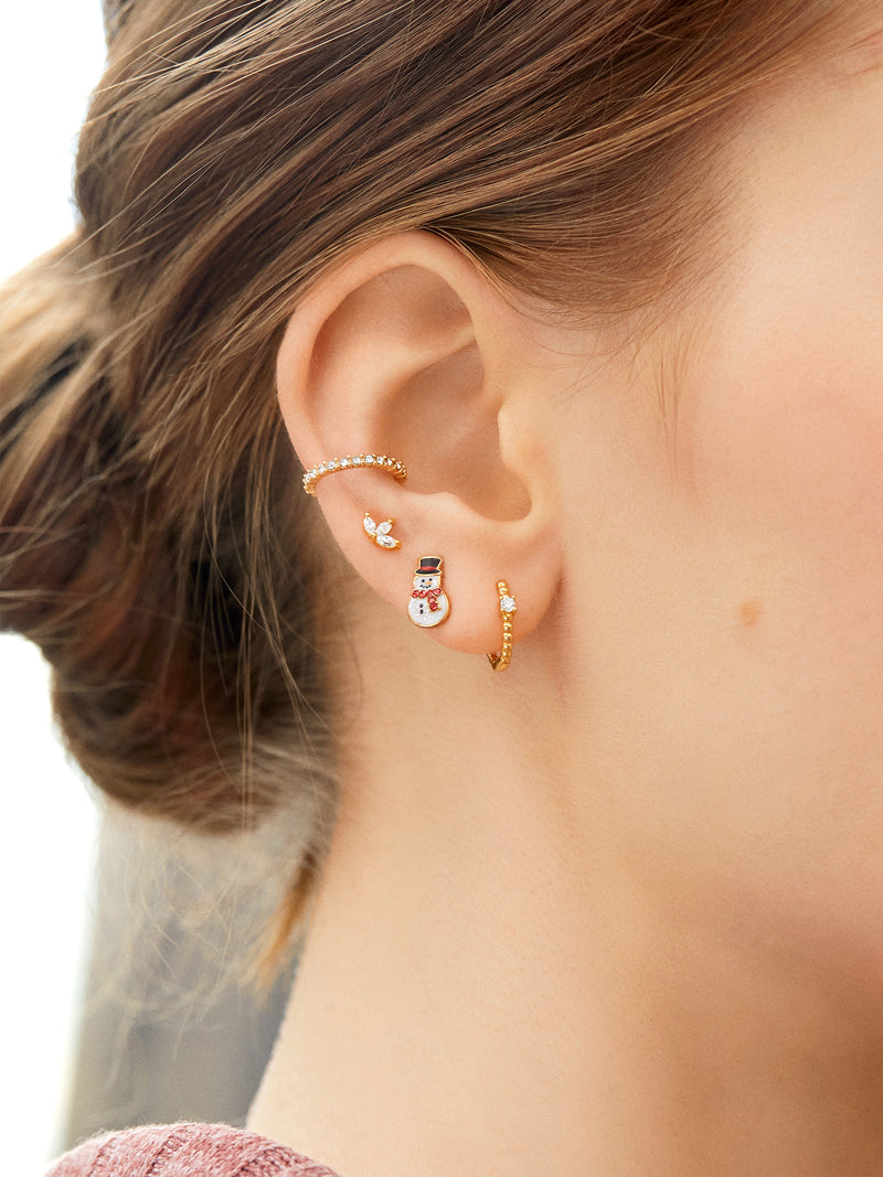 BaubleBar Snowman Stud Earrings - Snowman - 
    Holiday earrings
  
