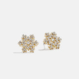 Snow Much Fun Stud Earrings - Snowflake
