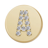 Gold Letter Bead - A