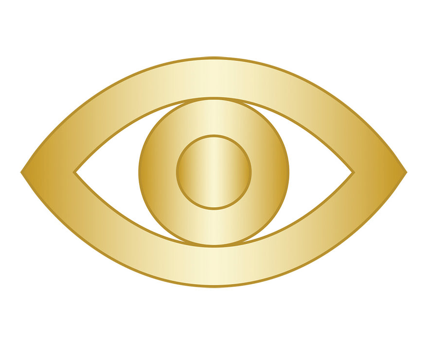 Mini Evil Eye Icon - Gold