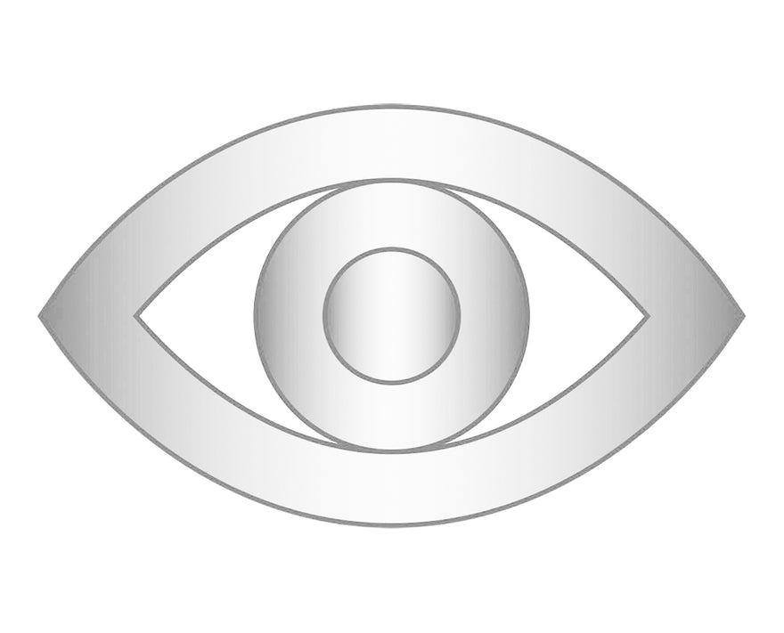 Evil Eye Icon - Silver