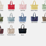 Solid Custom Alpha Tote - Chocolate Brown
