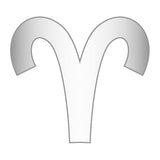 Aries Mini Zodiac Icon - Silver
