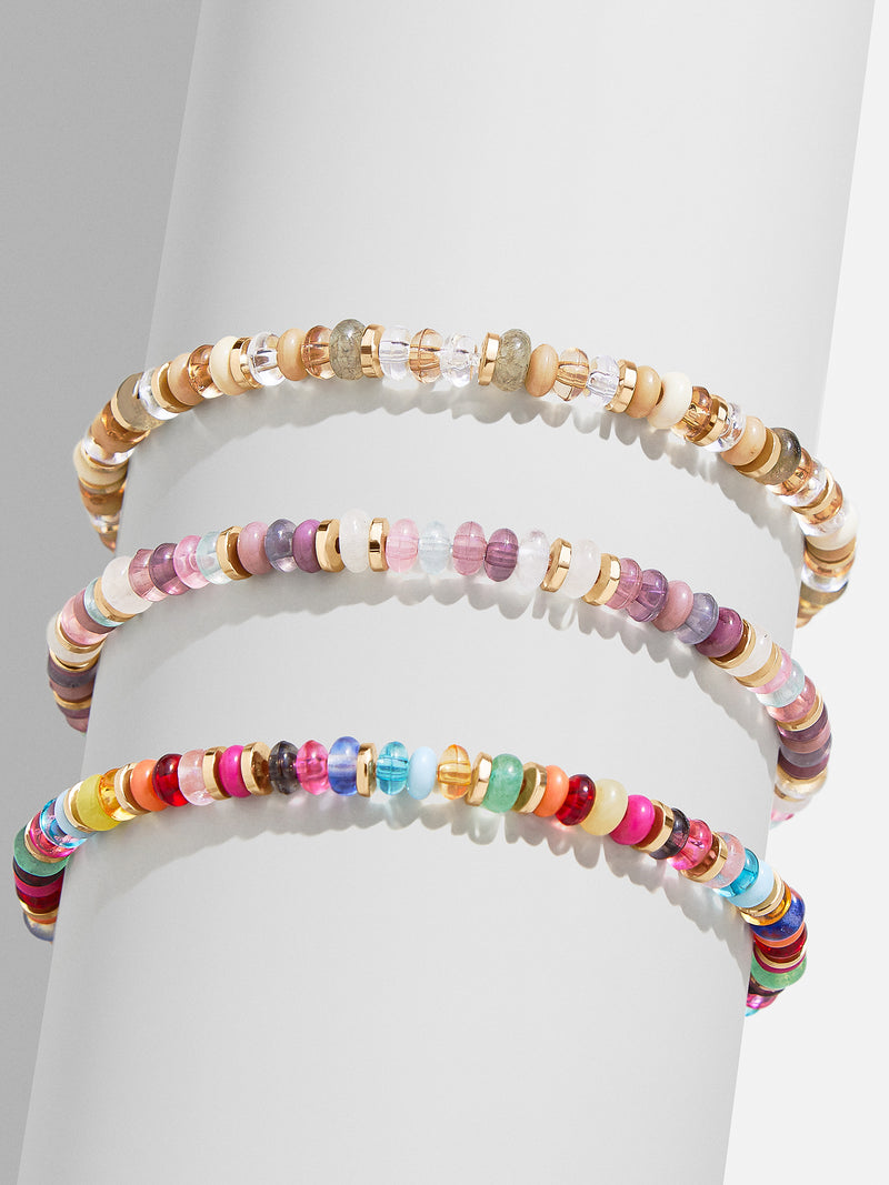 Semi-precious Heishi Multi-strand Bracelet Set 3pc - Universal Thread™ :  Target