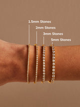 BaubleBar Billie 18K Gold Tennis Bracelet  - 18K Gold Plated Sterling Silver - 
    20% OFF ENDS SOON
  
