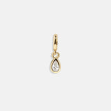 Birthstone Cluster Charm - Crystal