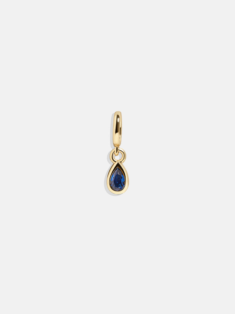Birthstone Cluster Charm - Sapphire