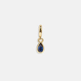 Birthstone Cluster Charm - Sapphire