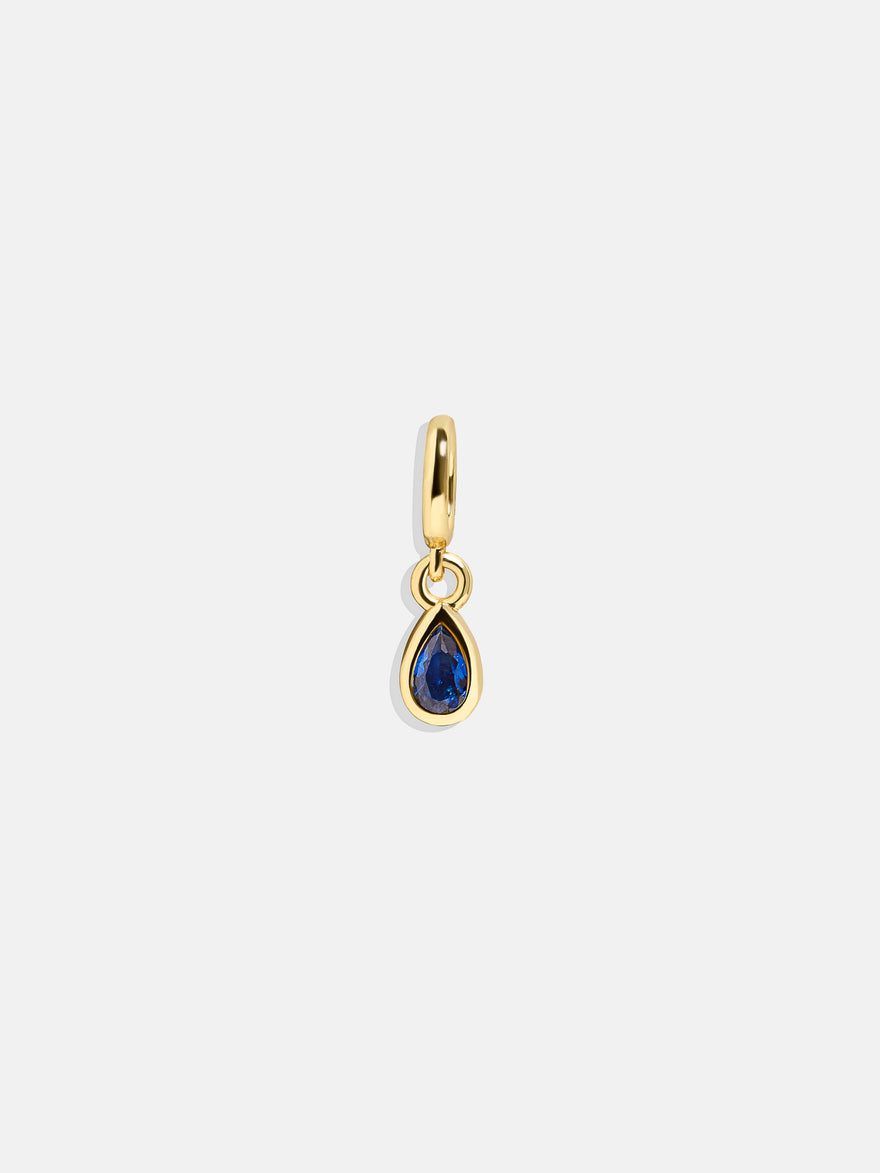 Birthstone Cluster Charm - Sapphire