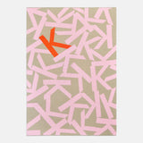 Ramble On Custom Blanket  - Tan / Pink