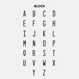 Spell It Out Custom Blanket - Gray/Dark Gray