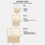 Upside Down & All Around Custom Blanket - Black/Gray