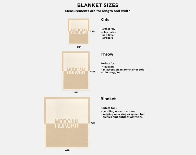 BaubleBar Spell It Out Custom Blanket - Natural/Beige - 
    It's Black Friday Week: Enjoy 20% off.
  
