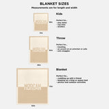 Wild Child Kids' Custom Blanket - Gray/Beige