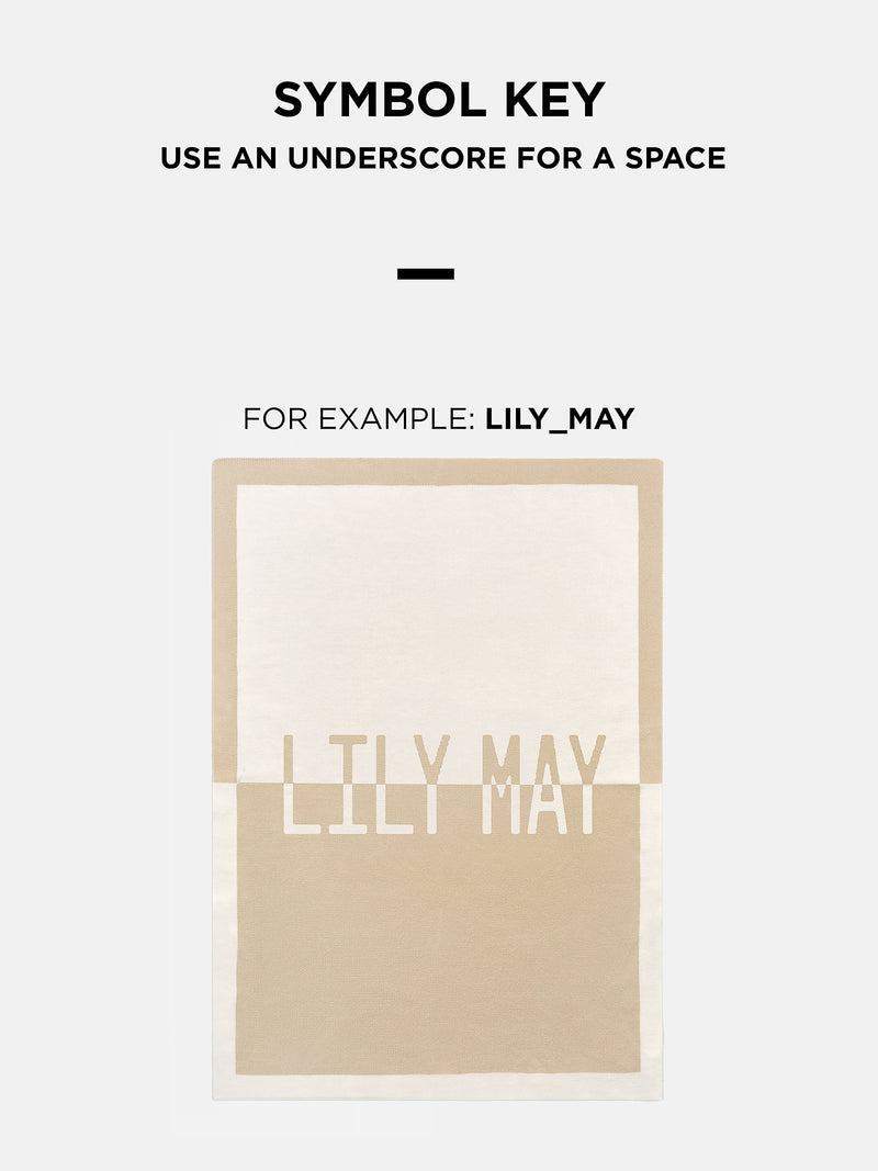 BaubleBar Flip It and Reverse It Custom Blanket - Beige - 
    Enjoy 20% off - This Week Only
  
