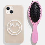 Mini Fine Line Custom Hair Brush - Hunter Green/Dark Green