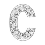 C - Pavé Silver