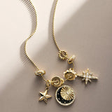 Cressida Celestial Charm Necklace - Star