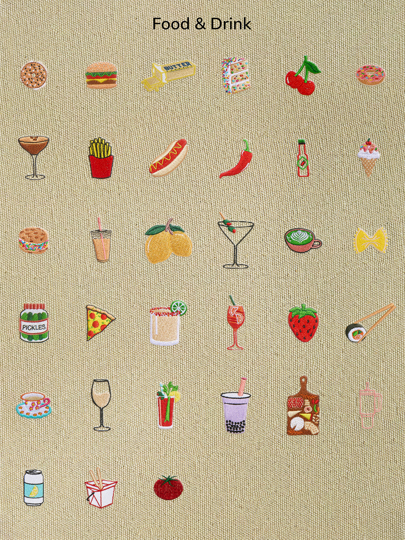 BaubleBar Beige - 
    Hand select 6 icons to personalize your tote
  
