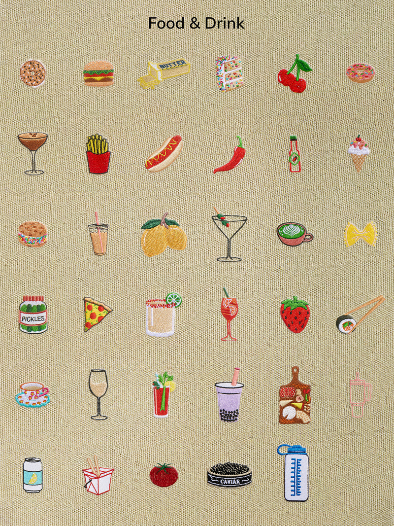 BaubleBar Beige - 
    Hand select 6 icons to personalize your tote
  
