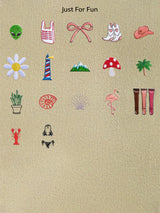 BaubleBar Beige - 
    Hand select 6 icons to personalize your tote
  
