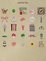 BaubleBar Beige - 
    Hand select 6 icons to personalize your tote
  
