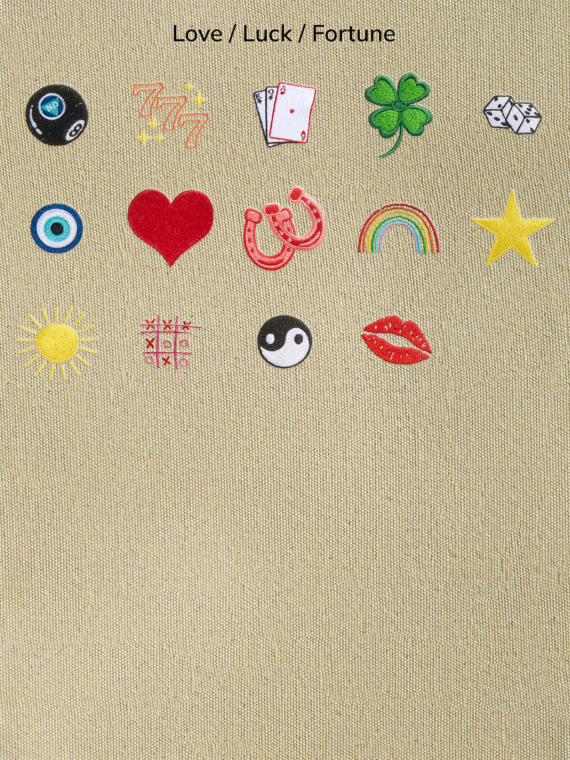 BaubleBar Beige - 
    Hand select 6 icons to personalize your tote
  
