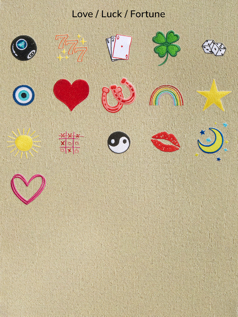 BaubleBar Beige - 
    Hand select 6 icons to personalize your tote
  
