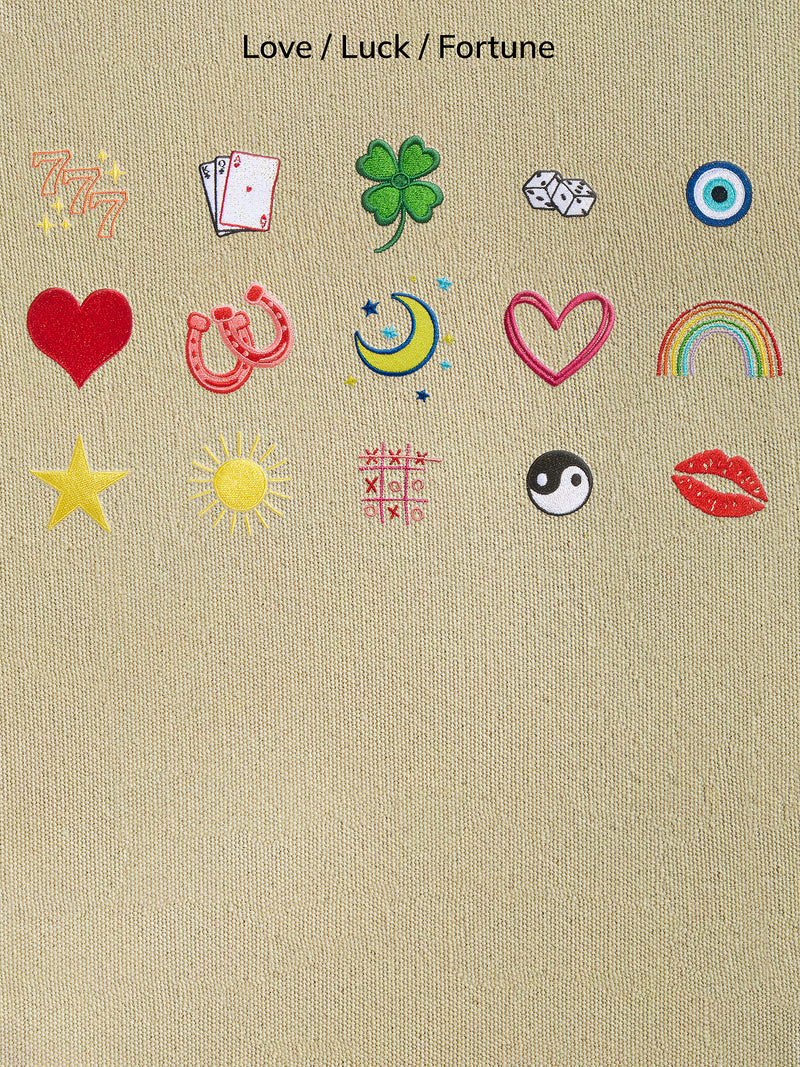 BaubleBar Beige - 
    Hand select 6 icons to personalize your tote
  
