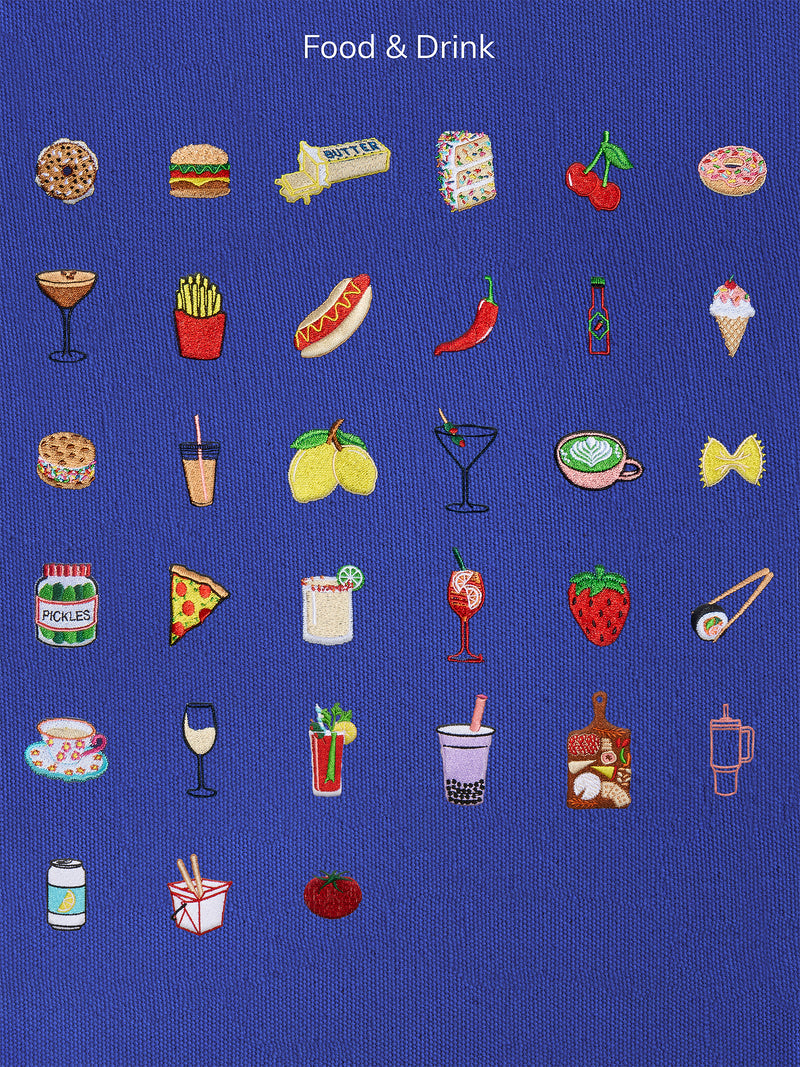 BaubleBar Navy - 
    Hand select 6 icons to personalize your tote
  
