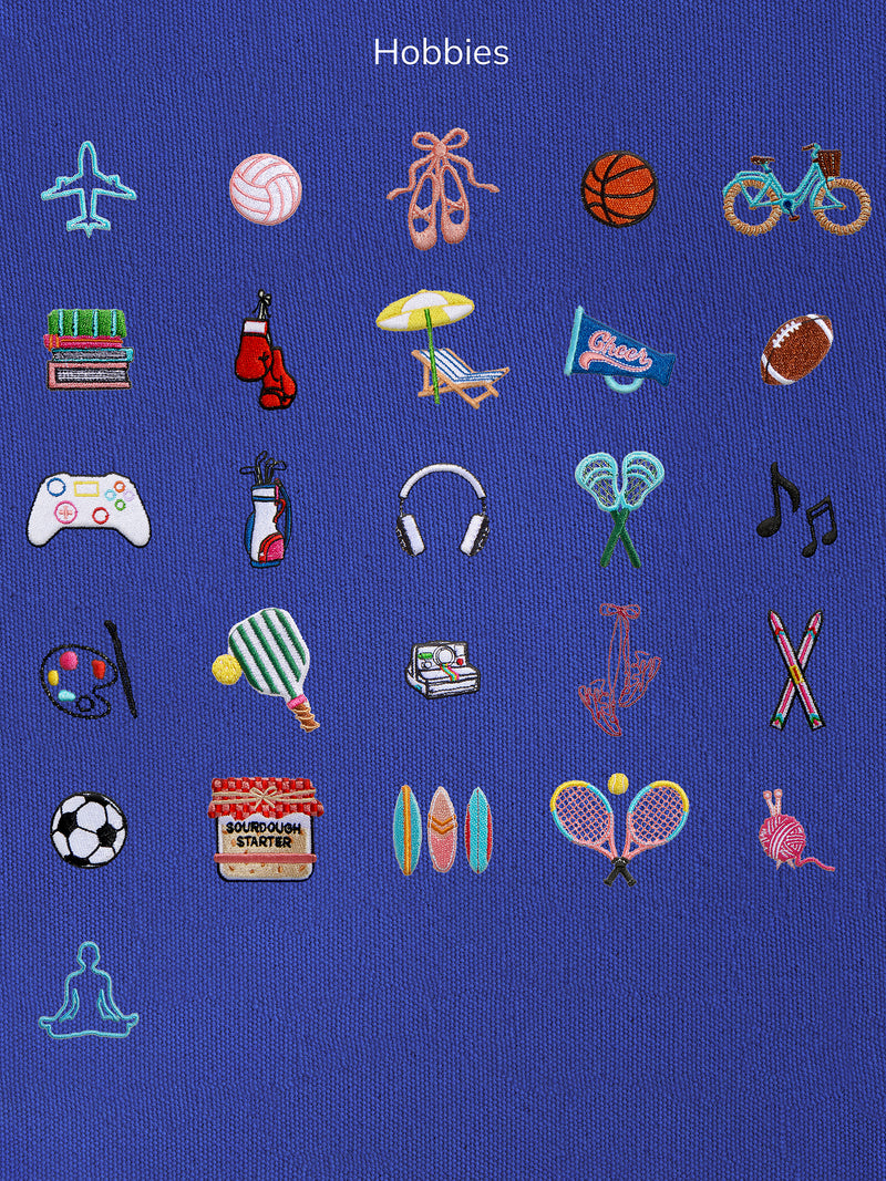 BaubleBar Navy - 
    Hand select 6 icons to personalize your tote
  
