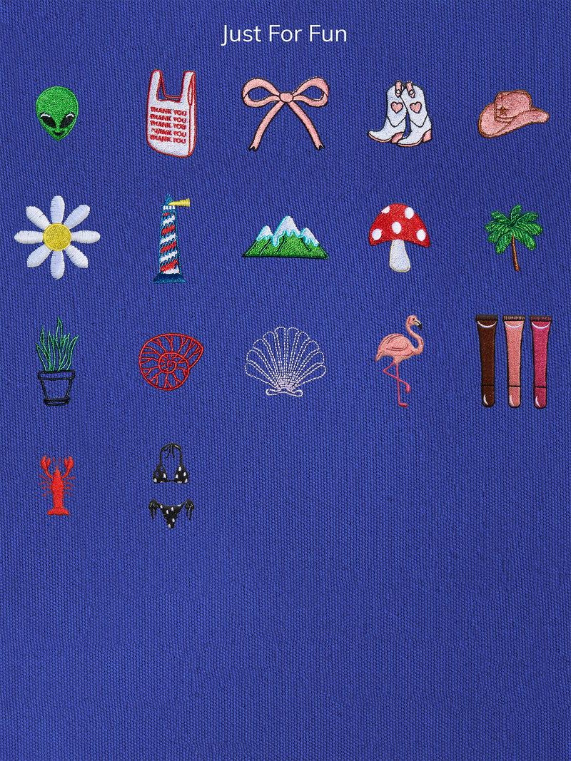 BaubleBar Navy - 
    Hand select 6 icons to personalize your tote
  

