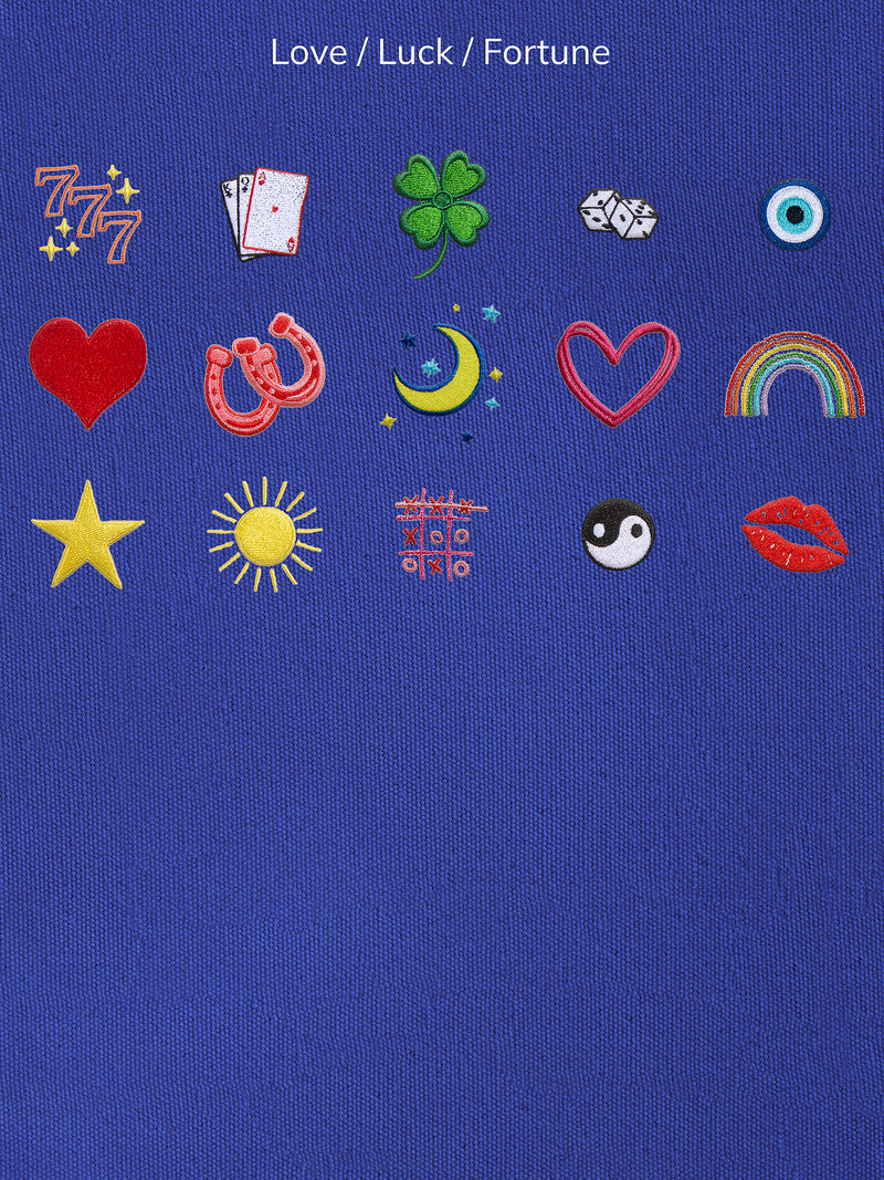 BaubleBar Navy - 
    Hand select 6 icons to personalize your tote
  
