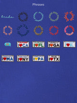 BaubleBar Navy - 
    Hand select 6 icons to personalize your tote
  
