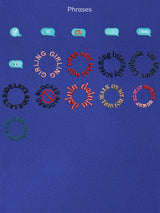 BaubleBar Navy - 
    Hand select 4 icons to personalize your tote
  
