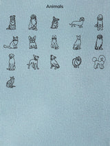 BaubleBar Light Denim - 
    Hand select 6 icons to personalize your tote
  
