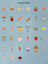 BaubleBar Light Denim - 
    Hand select 5 icons to personalize your tote
  
