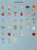 BaubleBar Light Denim - 
    Hand select 6 icons to personalize your tote
  
