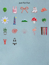 BaubleBar Light Denim - 
    Hand select 5 icons to personalize your tote
  
