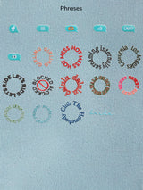 BaubleBar Light Denim - 
    Hand select 6 icons to personalize your tote
  

