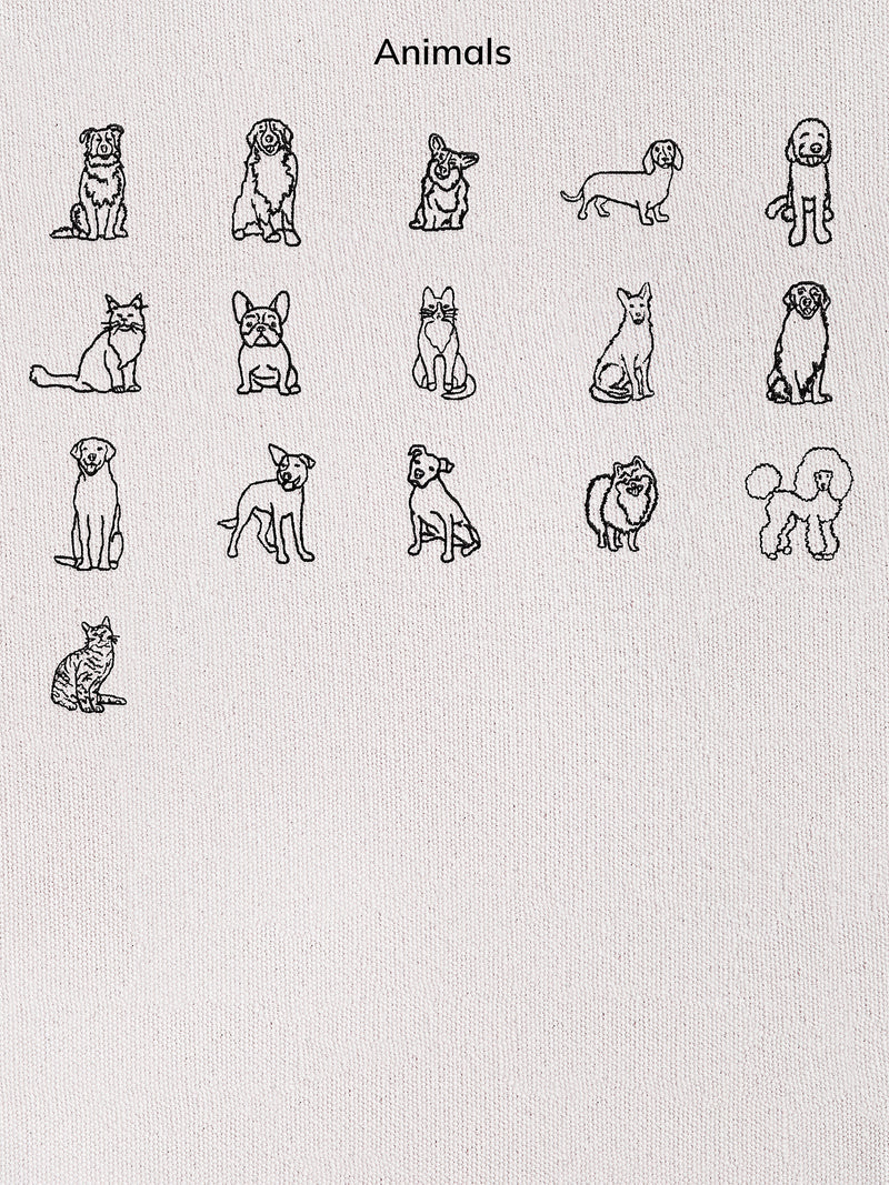 BaubleBar Natural - 
    Hand select 6 icons to personalize your tote
  

