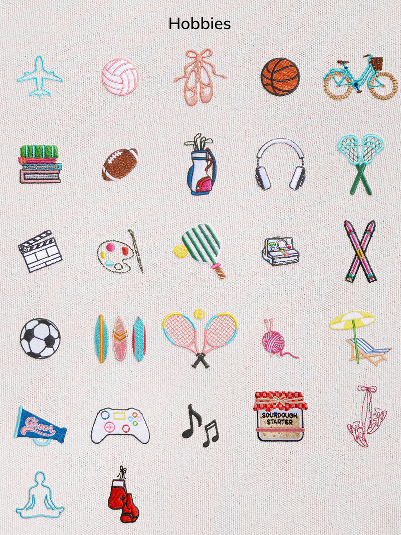 BaubleBar Natural - 
    Hand select 6 icons to personalize your tote
  
