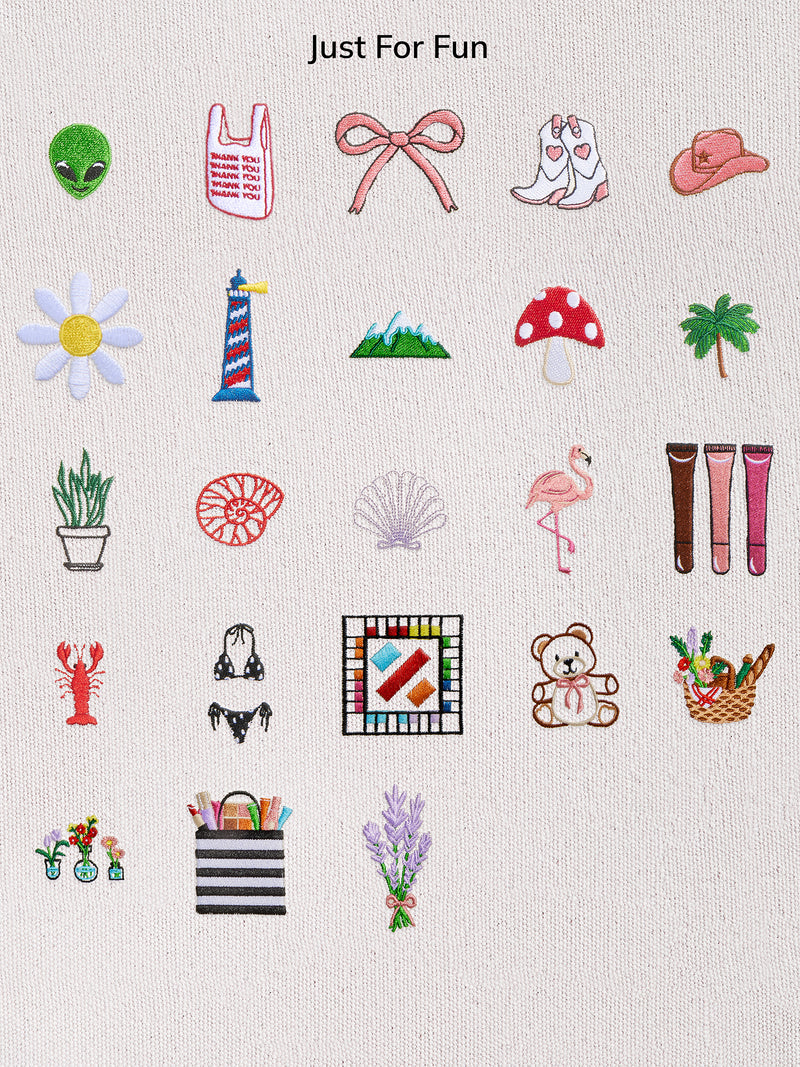 BaubleBar Natural - 
    Hand select 6 icons to personalize your tote
  
