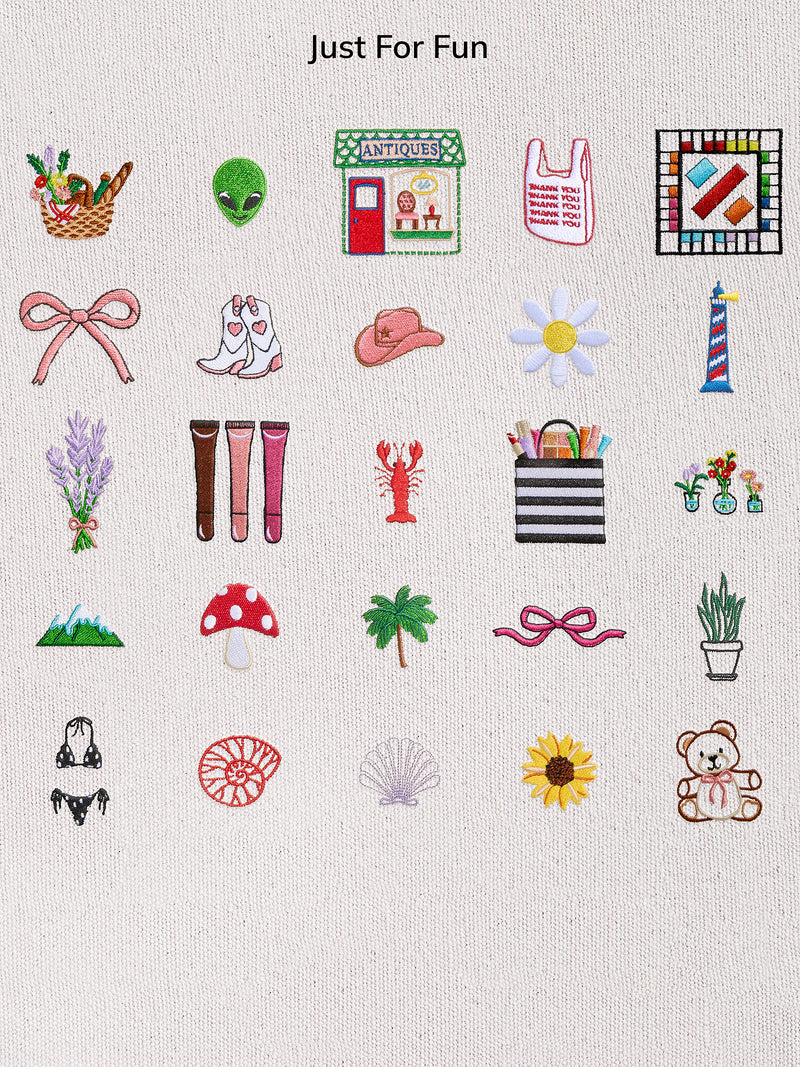 BaubleBar Natural - 
    Hand select 6 icons to personalize your tote
  
